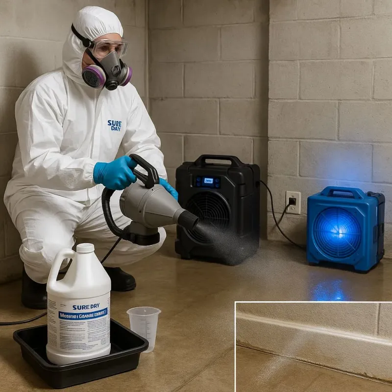 Sanitization and Odor Removal process in McHenry, IL