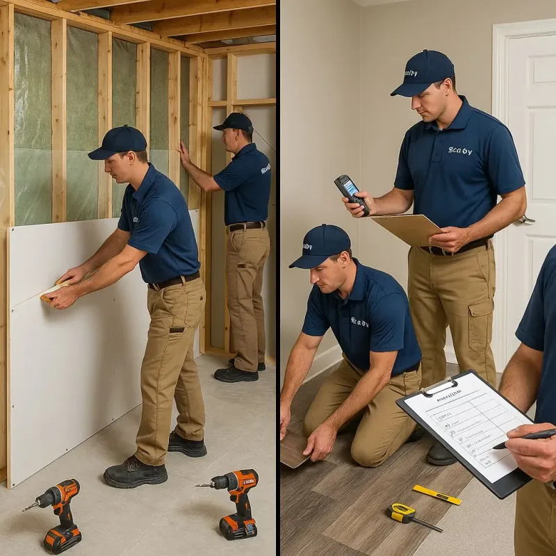 Repairs and Reconstruction process in McHenry, IL