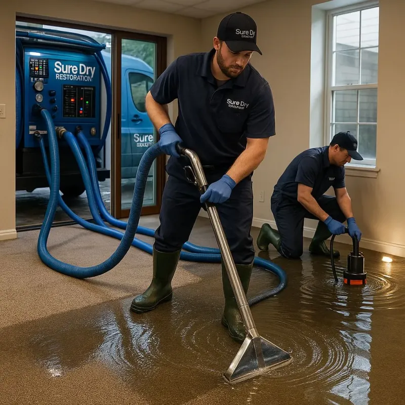 Water Extraction and Removal process in McHenry, IL
